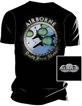 airborne death from above shirt