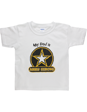 My Dad is... ARMY STRONG with Army Star