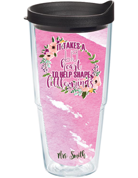 Customizable Big Heart Insulated Tumbler