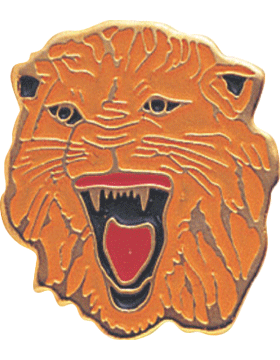 Enameled School Mascot, Lion