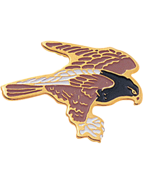 Enameled School Mascot, Hawk