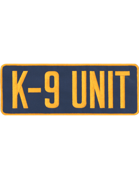 U-N110 K-9 Unit 11in Patch