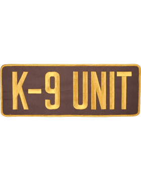 U-N110 K-9 Unit 11in Patch