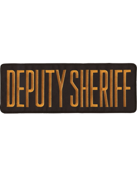 U-N111 Deputy Sheriff 11in Patch small