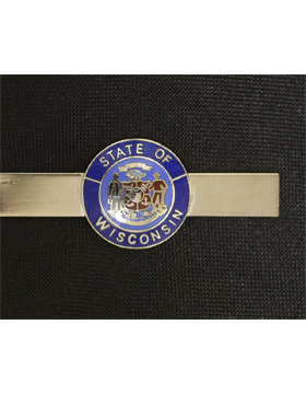State Seal Tie Bar Wisconsin
