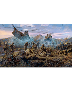 OEF Unframed Canvas Print By Force And Valor
