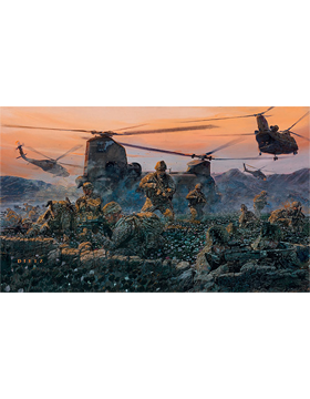 OEF Unframed Canvas Print Into the Heart of Darkness