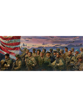 OEF Unframed Canvas Print Remembrance