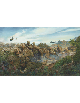 OEF Unframed Canvas Print The Game Changer