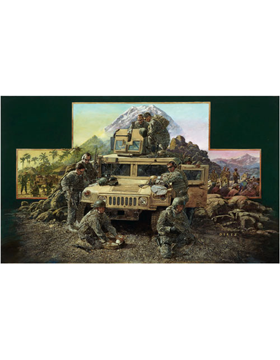 OEF Unframed Canvas Print When America Called