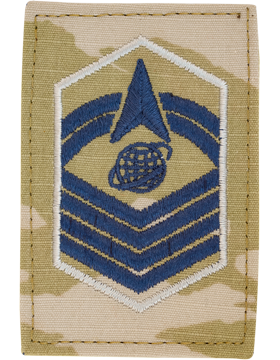 US Space Force Senior Master Sergeant E-8 Rank OCP with Fastener