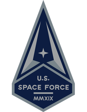 Soft PVC U.S. Space Force Service Headquarters Patch with Fastener