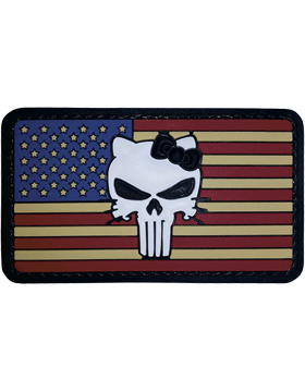 Morale Patch,Vintage Flag-Kitty 6724