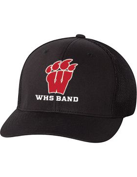 WHS Band Flexfit Trucker Cap Black