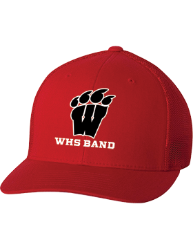 WHS Band Red Flexfit Trucker Cap