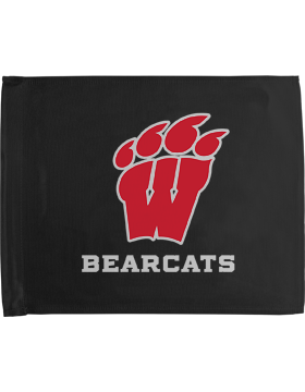 Weaver Bearcats Black Car Flag