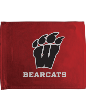 Weaver Bearcats Red Car Flag