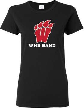WHS Band Black Ladies T-Shirt G500