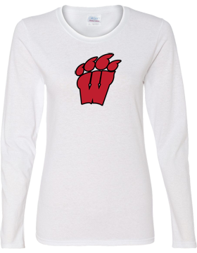 Weaver High School Long Sleeve Ladies White T-Shirt G540L