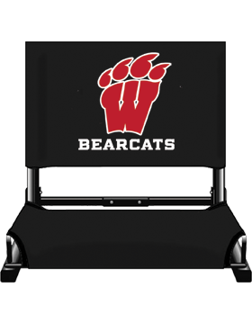 Weaver Bearcats Black Canvas Stadium Chair