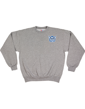 White Plains Wildcats Medium Weight Fleece Crew Sweatshirt S2401-A