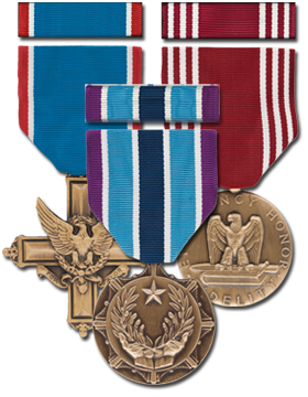 Full Size Medal - Ribbon Set