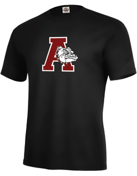 Anniston Bulldogs Black T-Shirt D11B