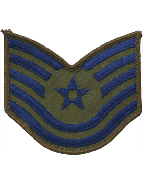 Male Air Force Chevron Subdued (Pair) Technical Sergeant
