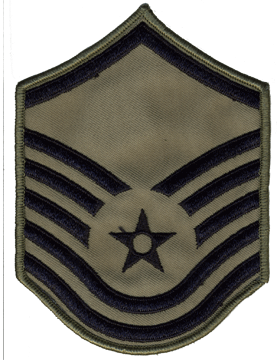 Male Air Force Chevron ABU (Pair) Master Sergeant