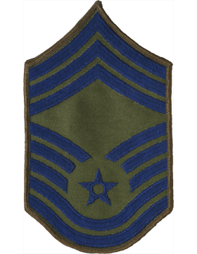 Male Air Force Chevron Subdued (Pair) Chief Master Sergeant