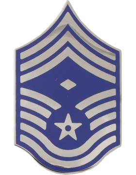 Air Force No Shine Rank Chief Master Sergeant with Diamond