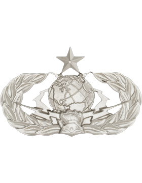 Air Force Badge No Shine Full Size Enlisted Cyberspace Operator