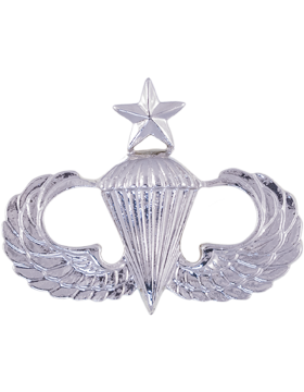 Air Force Badge No Shine Mid-Size Parachutist