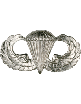 Air Force Badge No Shine Full Size Parachutist