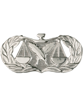 Air Force Badge No Shine Full Size Paralegal