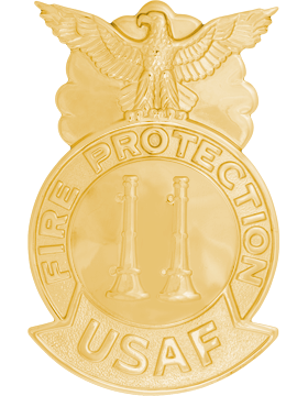 USFA Captain Badge(AF-811/I) Large Belt Clip Two Bugle(Parallel) all Gold