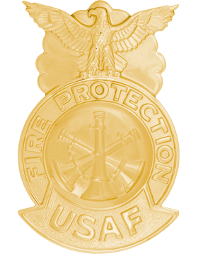 AF-813/F Asst Chief Badge LGE Joint Back 3 Bugles All Gold