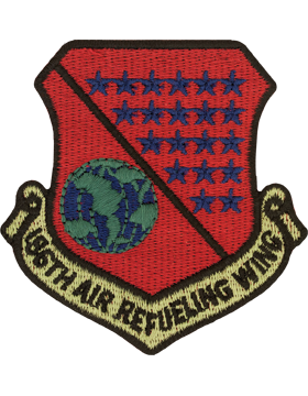 186th Air Refueling Wing Subdued Patch (MS ANG)