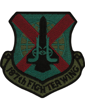 187th Fighter Wing Subdued Patch (AL ANG)