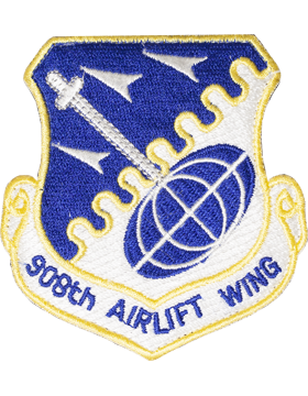 908th Airlift Wing Full Color Patch with Fastener (Maxwell AFB)