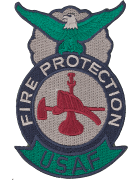 Fire Protection Badge Bugle Hat & Axe ABU