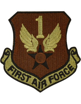 1st Air Forces Northern OCP Patch with Fastener