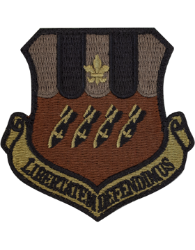 2nd Bomb Wing OCP Patch with Fastener
