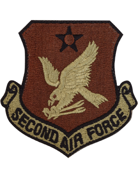 2nd Air Force OCP Patch with Fastener