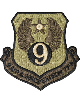 9th Air and Space Expedn TF-A OCP Patch with Fastener