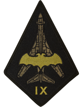 9th Bomb Squadron (Bat Bone) OCP Patch with Fastener