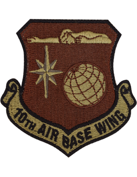 10th Air Base Wing OCP Patch with Fastener
