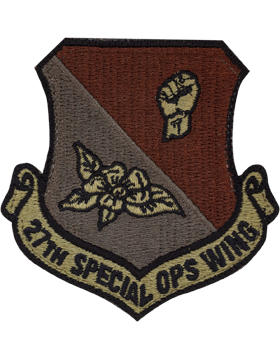 27th Special Operations Wing OCP Patch with Fastener