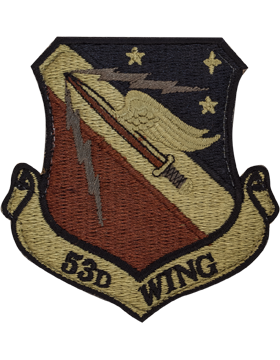 53rd Wing OCP Patch with Fastener