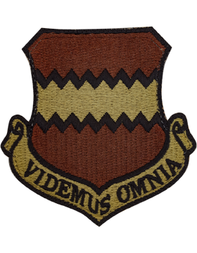 55th Wing OCP Patch with Fastener